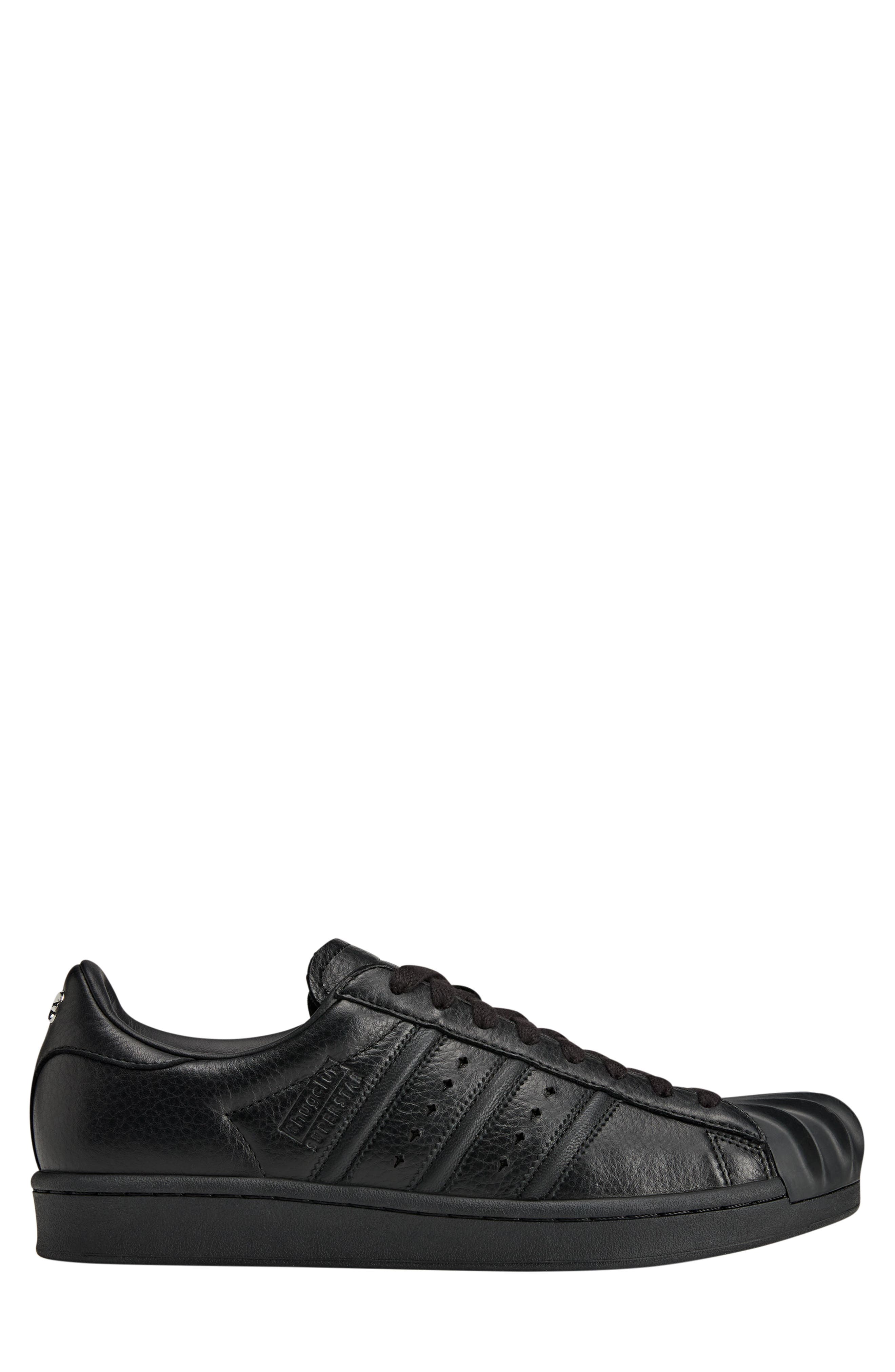 adidas x Thug Club Superstar Vintage Sneaker, Alternate, color, Core Black