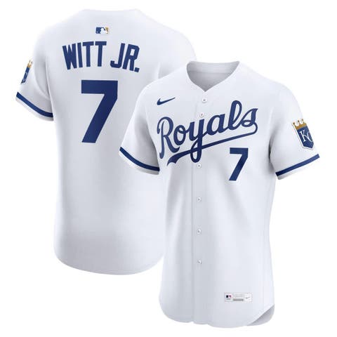 Men's Nike Bobby Witt Jr. White Kansas City Royals Home Elite Jersey