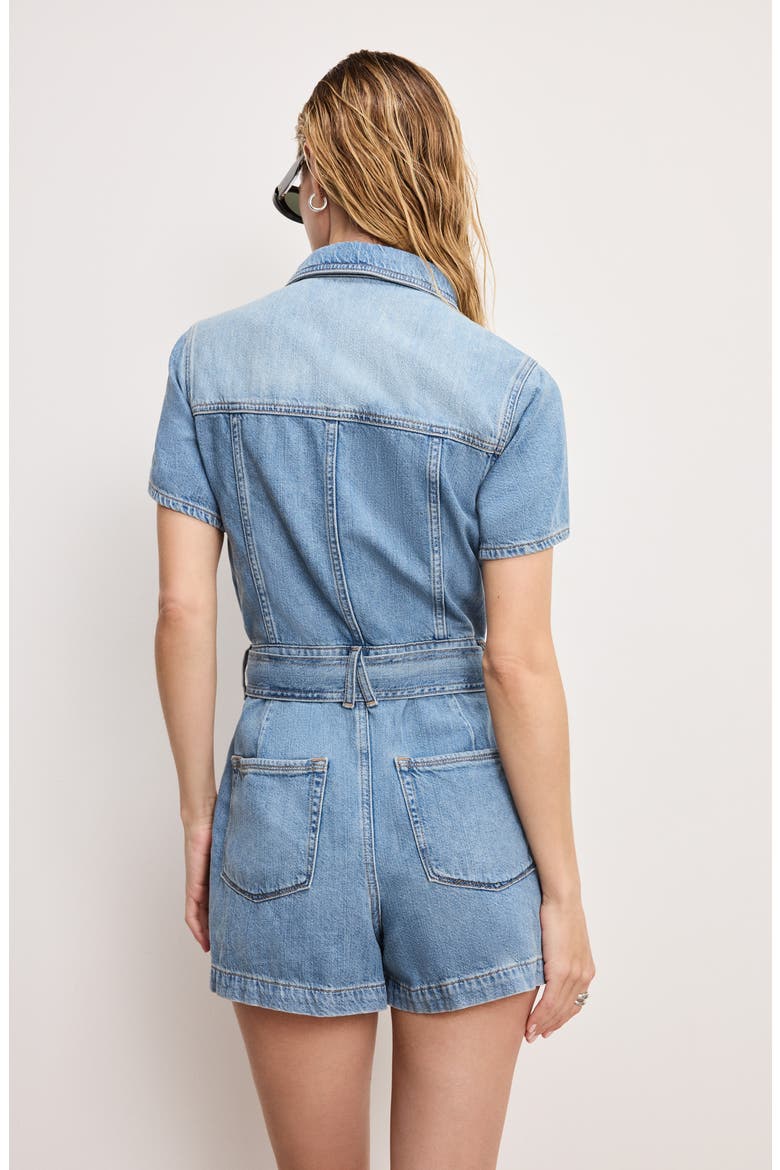 Fit for Success Denim Romper, Alternate, color, INDIGO786