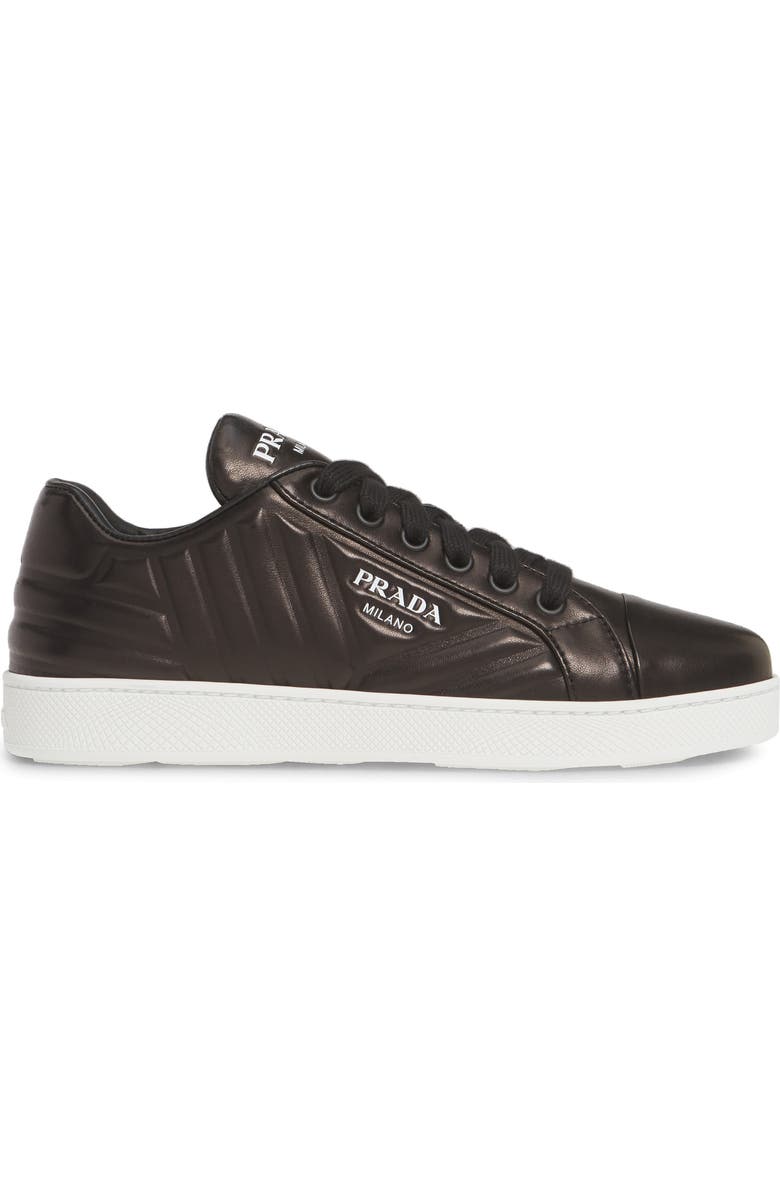 Prada Quilted Low Top Sneaker, Alternate, color,