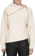 AllSaints Cleo Funnel Neck Merino Wool Sweater