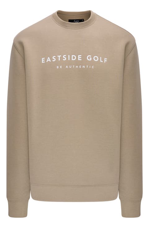 Logo Embroidered Double Knit Sweatshirt