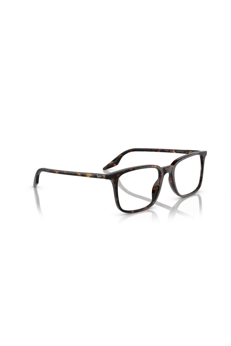 53mm Rectangle optical glasses, Alternate, color, Tortoise