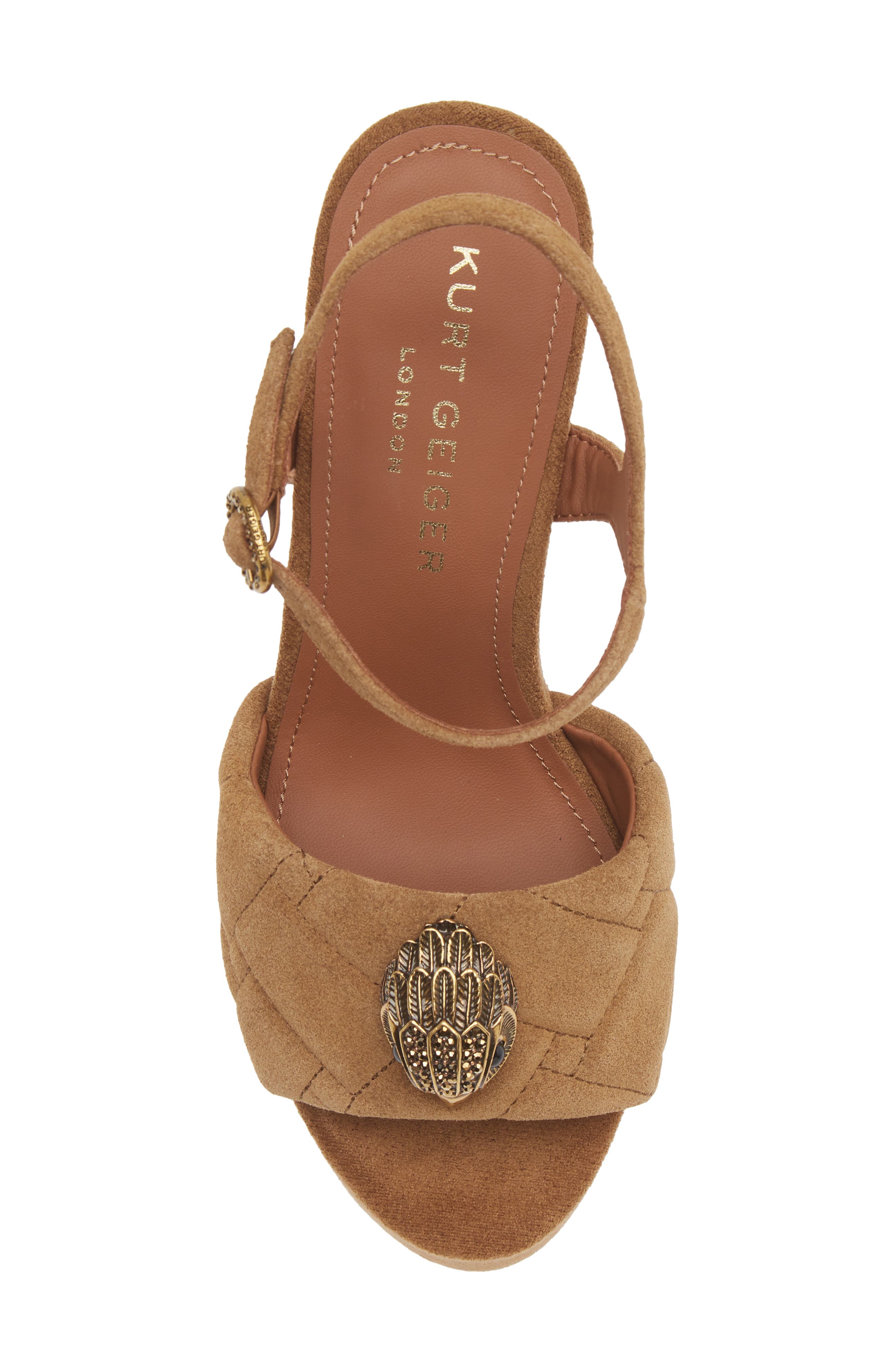 Kurt Geiger London Kensington Platform Sandal, Alternate, color, Tan