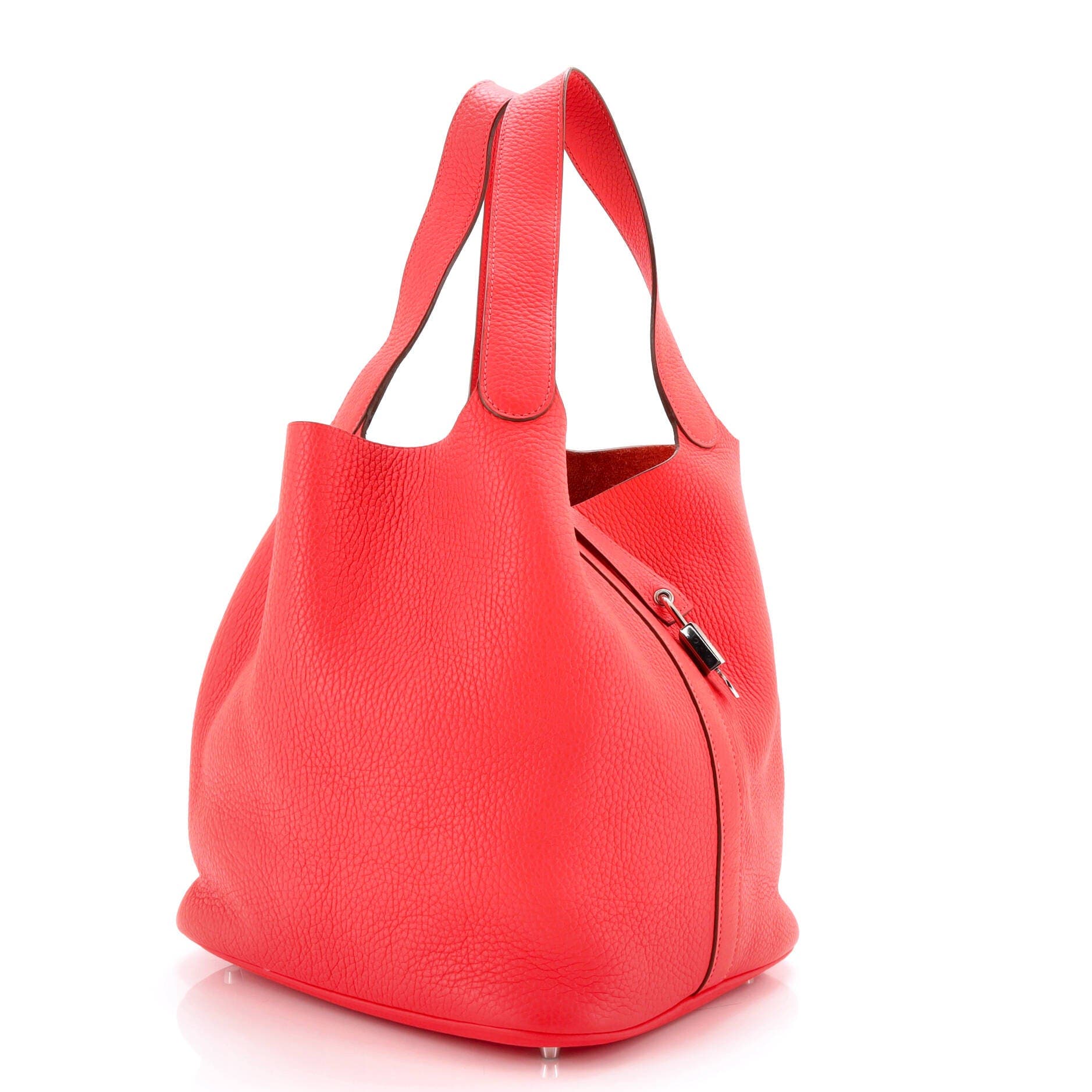 Pre-Owned Hermes Picotin Lock Bag Clemence GM, Alternate, color, Rose Jaipur