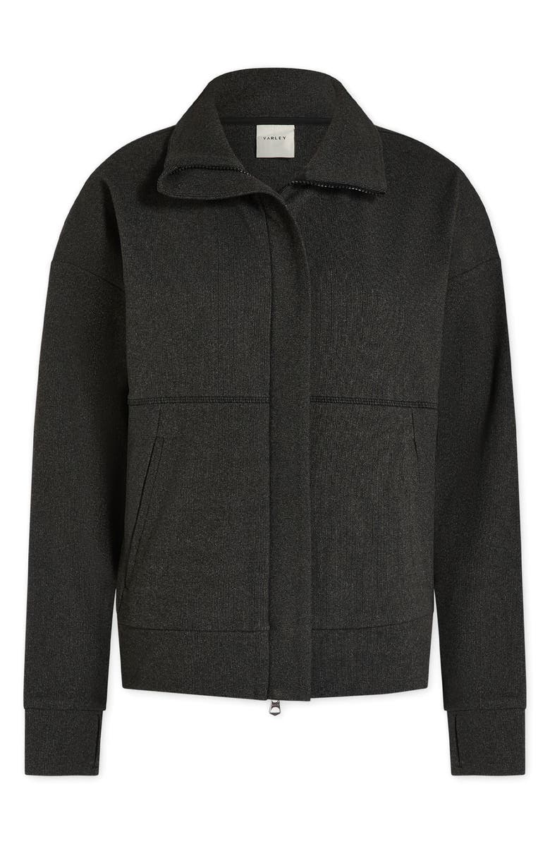 Varley Rozanna Midweight Knit Zip Jacket, Alternate, color, 