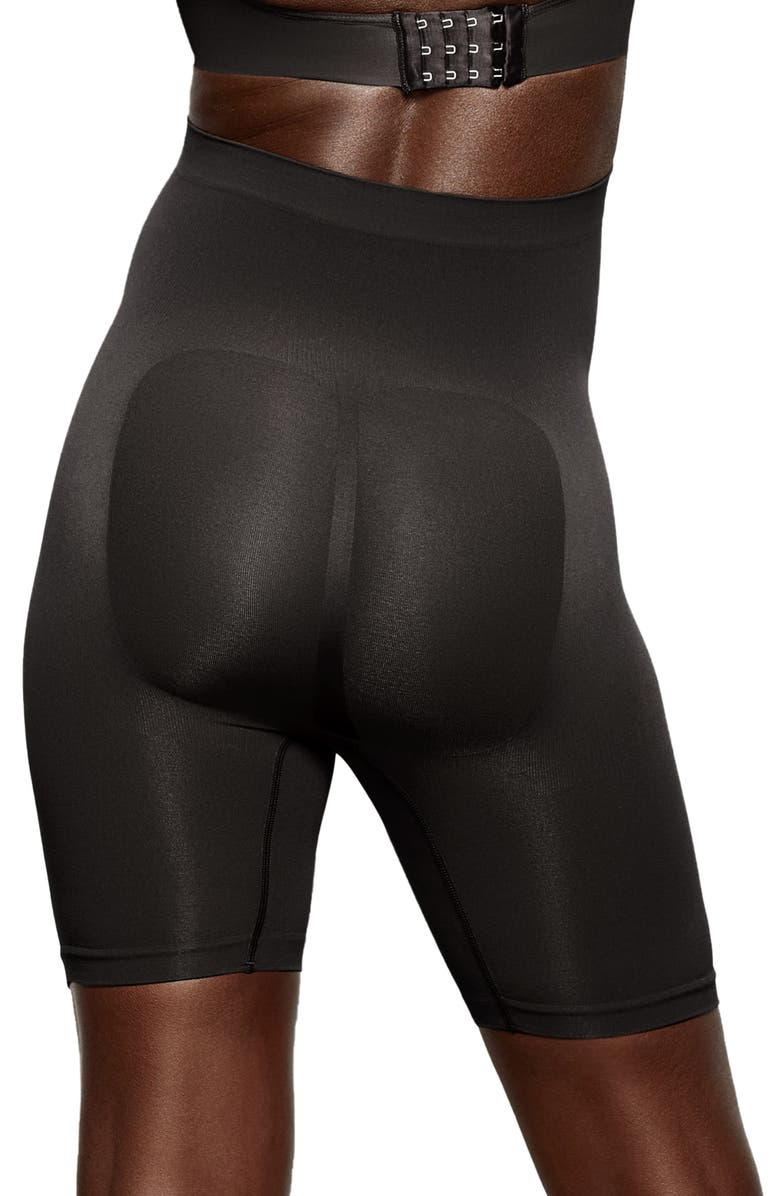 SKIMS Sculpting Mid Thigh Maternity Shorts, Alternate, color, 