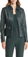BOSS Salomea Leather Jacket