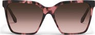 QUAY Level Up Remixed 61mm Gradient Square Sunglasses