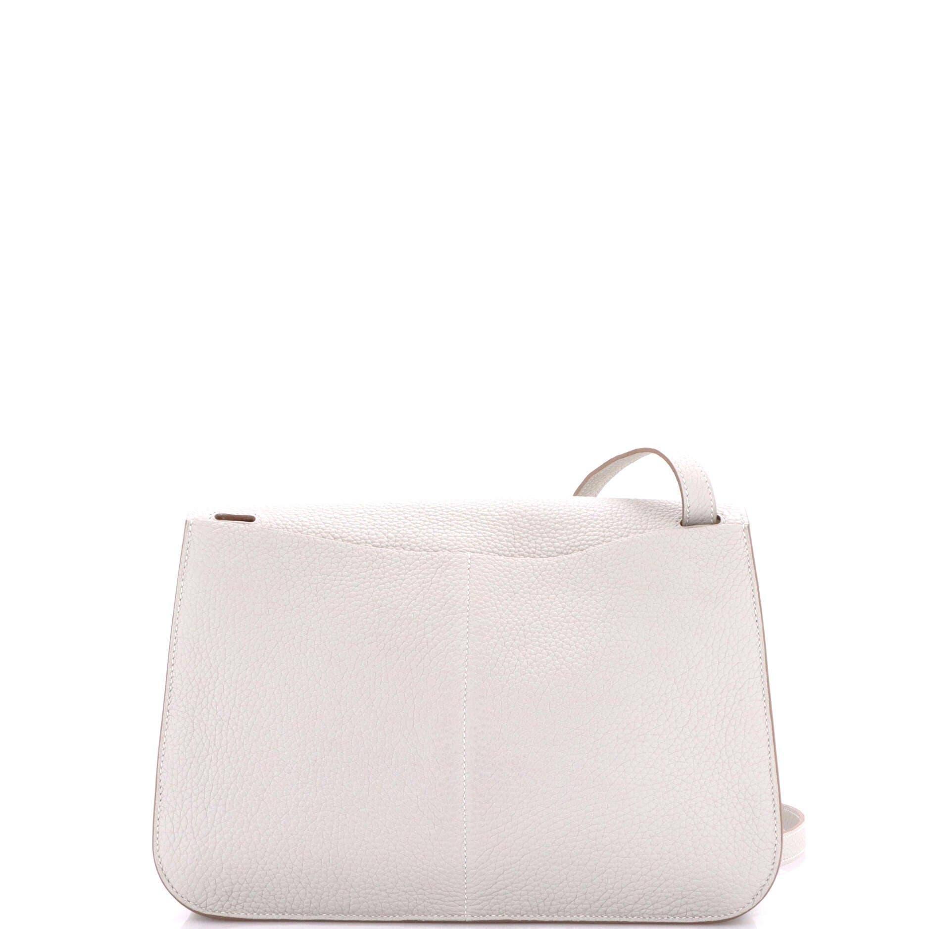 Pre-Owned Hermes Halzan Bag Clemence 31, Alternate, color, Gris Perle