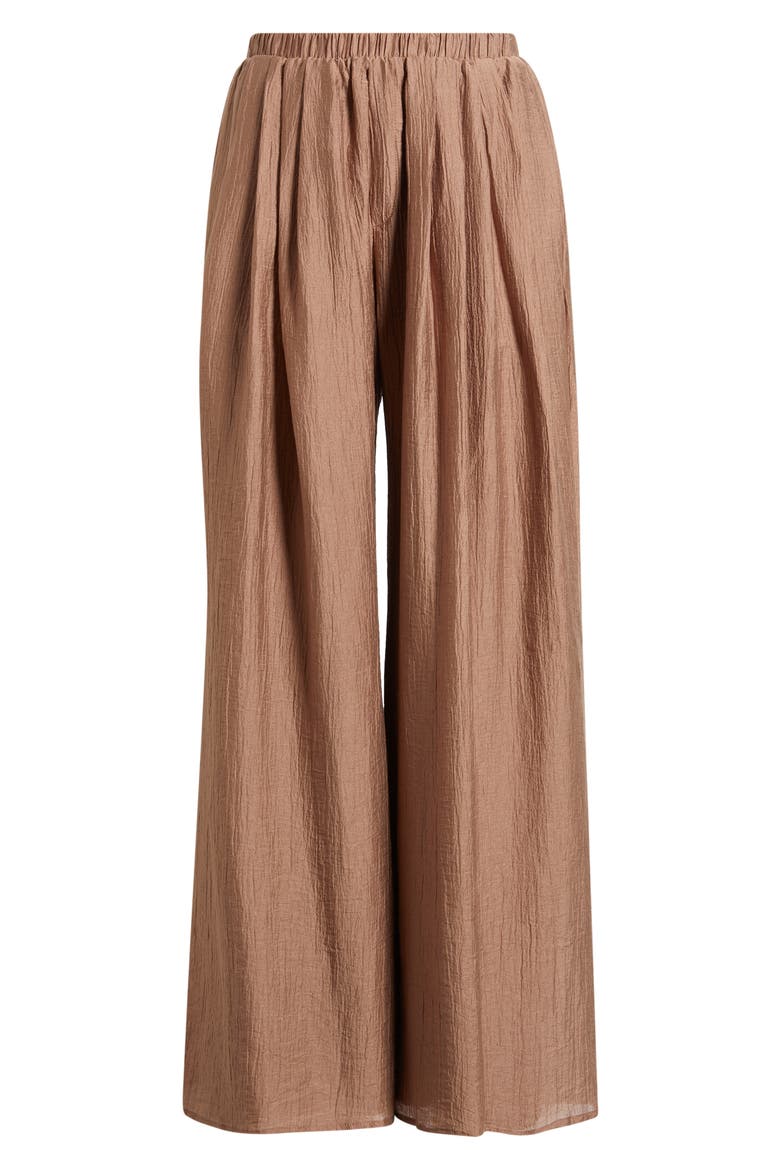 Lumin Crinkle Wide Leg Pants, Alternate, color, SIENNA