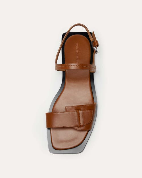 Want Les Essentiels De La Vie Want Les Essentiels Holton Smooth Leather Flat Sandal In Cuero