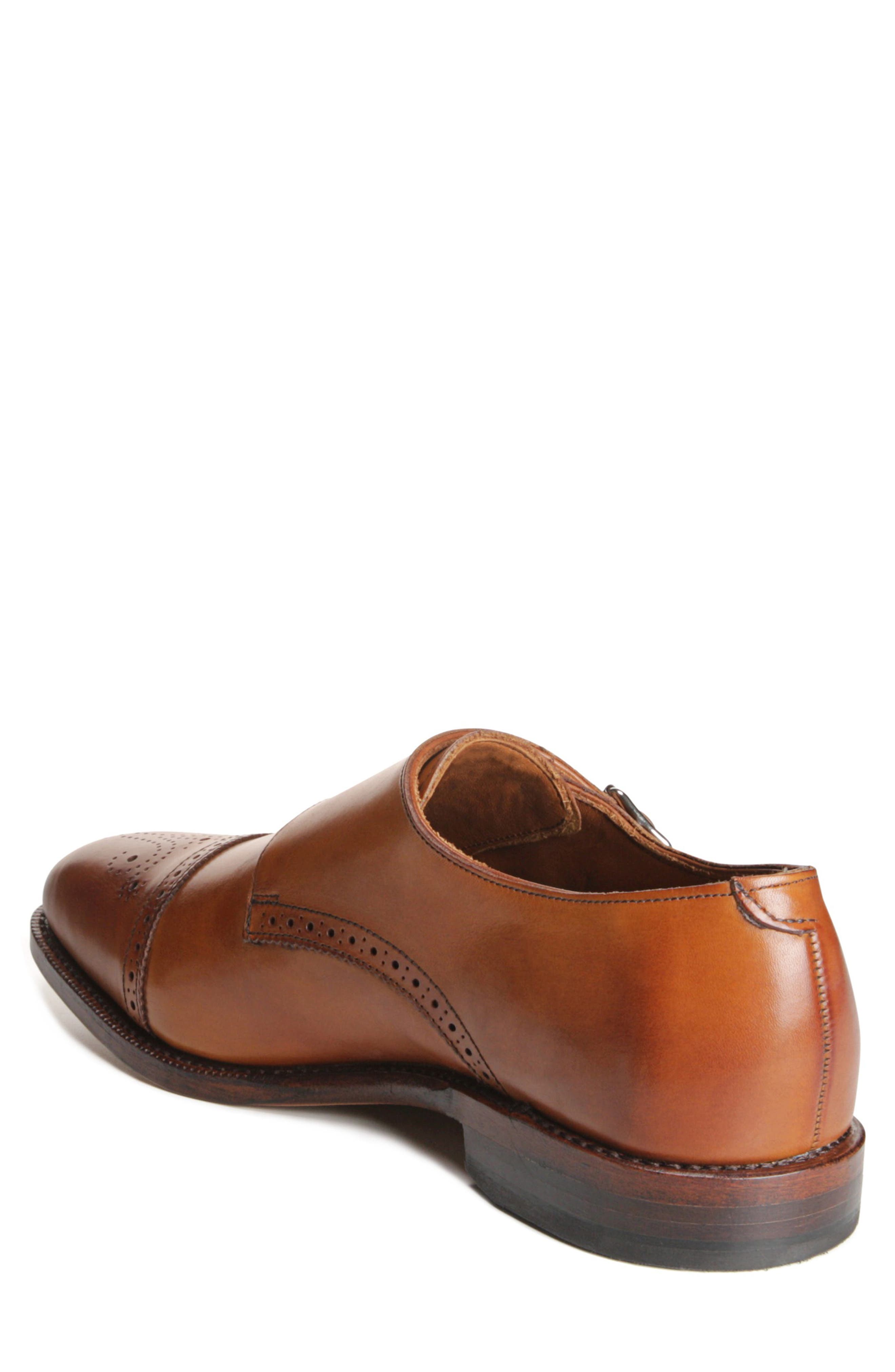 Allen Edmonds St. Johns Double Monk Strap Shoe, Alternate, color, Walnut