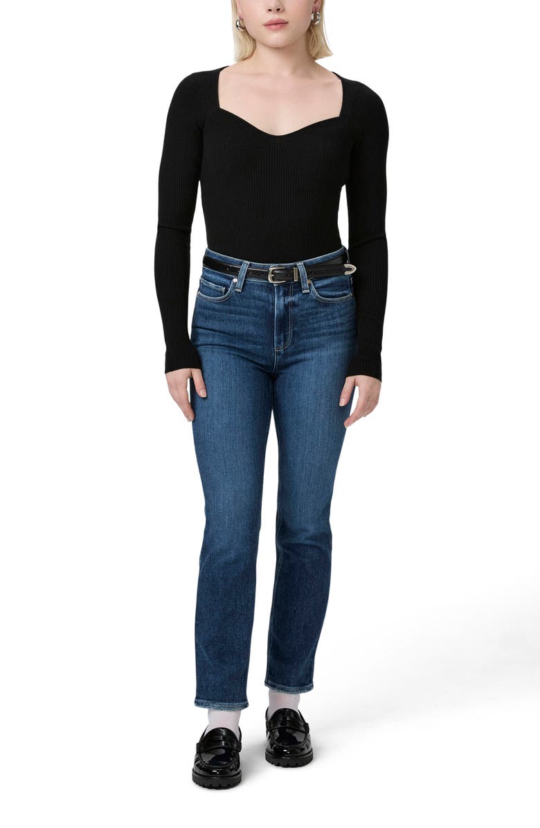 PAIGE Cindy High Waist Ankle Straight Leg Jeans, Alternate, color, Arpeggio