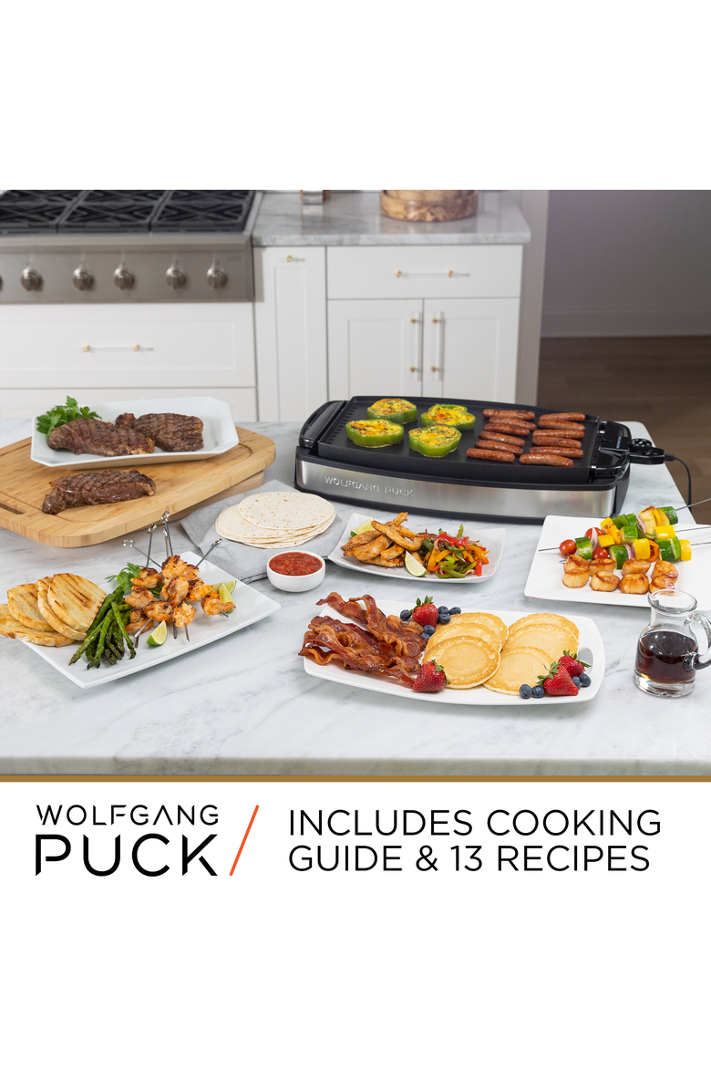 Wolfgang Puck XL Reversible Grill Griddle, Alternate, color, Black