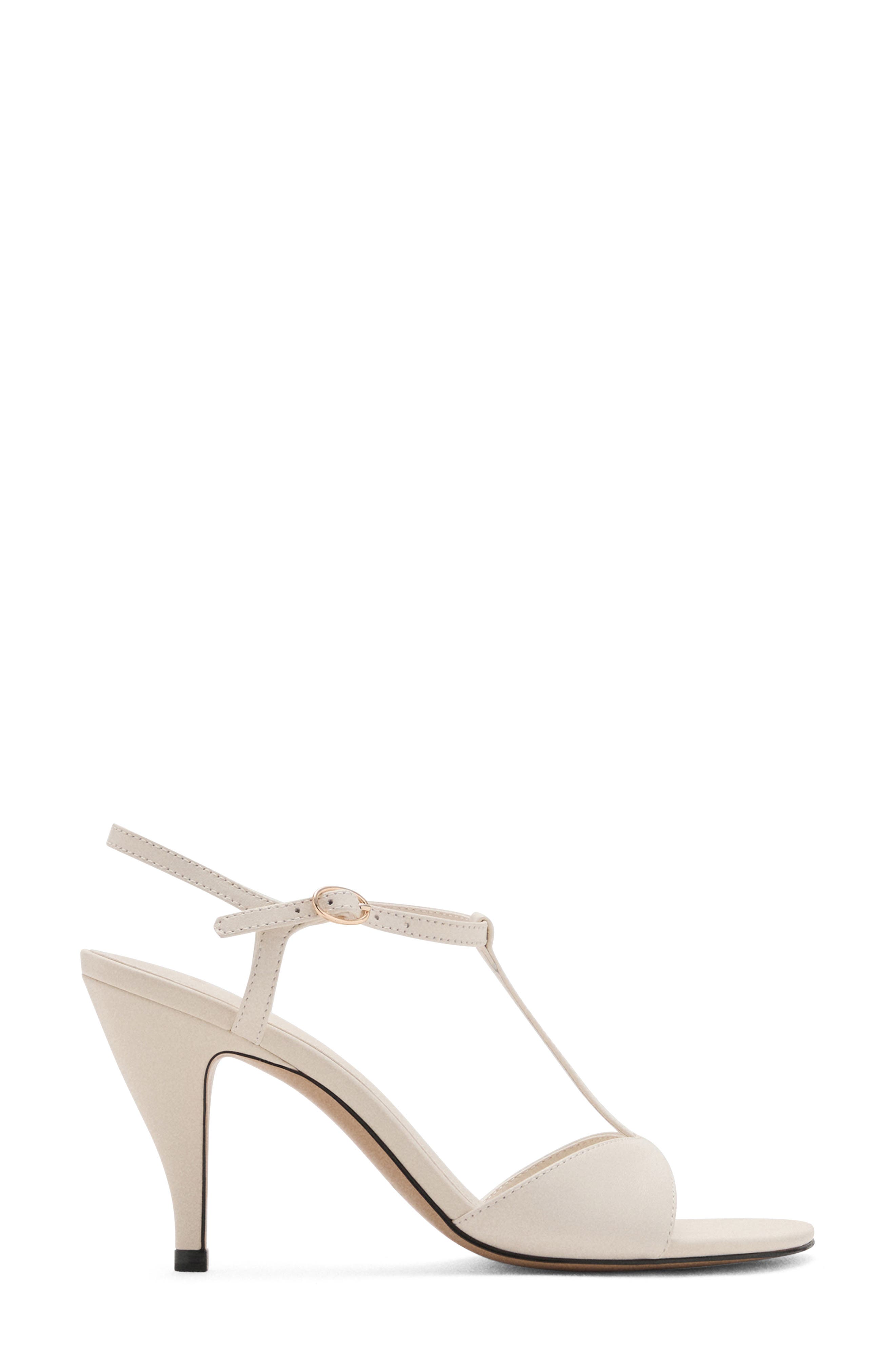 MANGO Ankle Strap Sandal, Alternate, color, Ecru