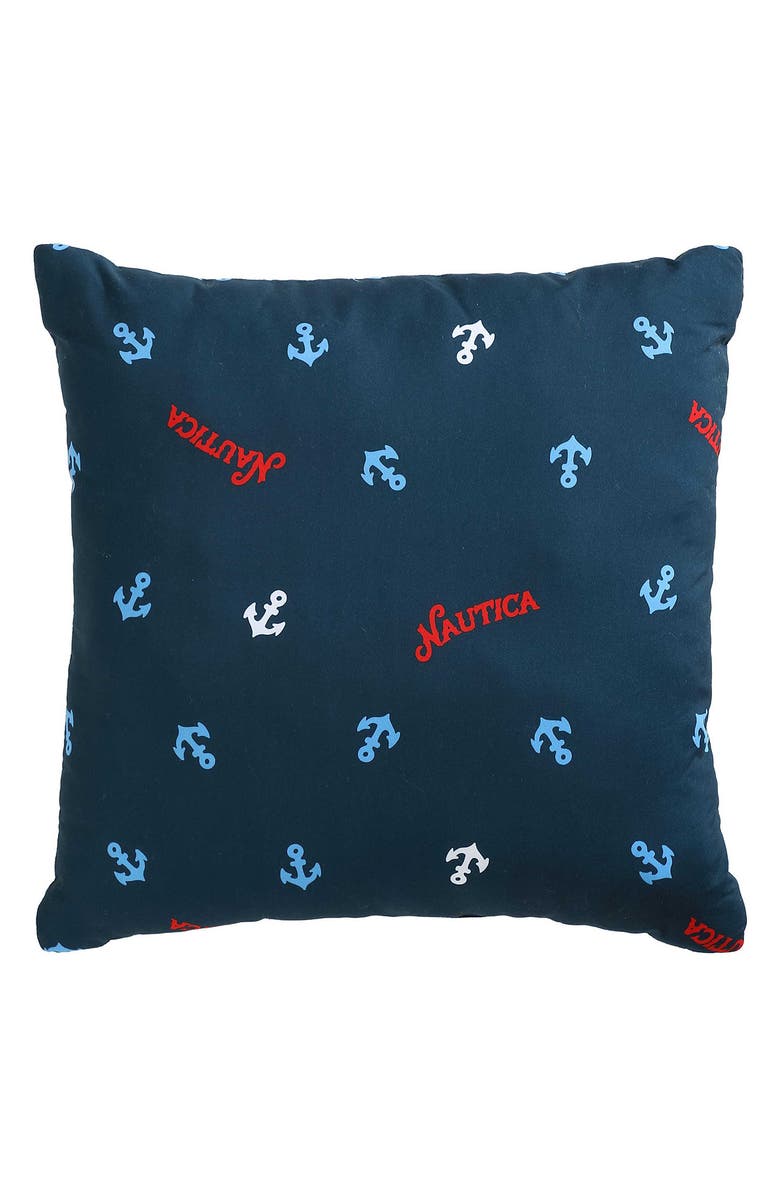 Nautica Finnigan Whales Microfiber Comforter Set, Alternate, color, Navy Seas