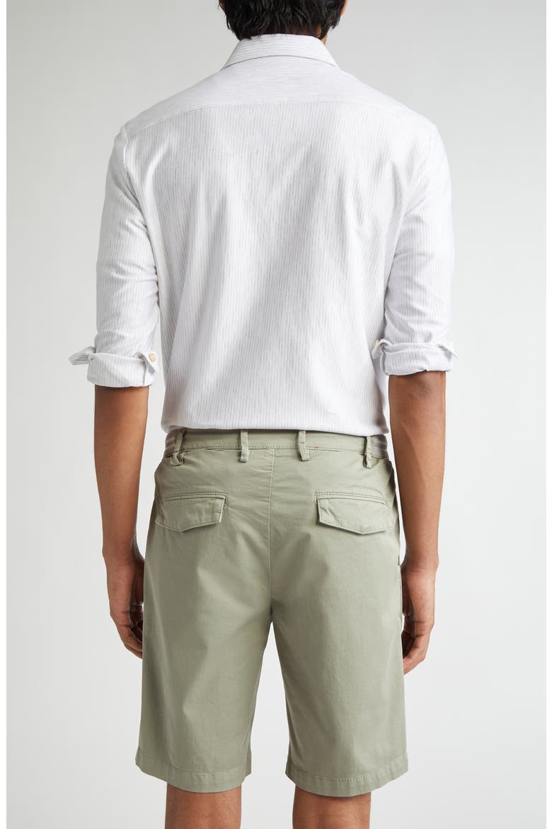 Dandy Pinstripe Cotton Button-Up Shirt, Alternate, color, LIGHT MELANGE GREY