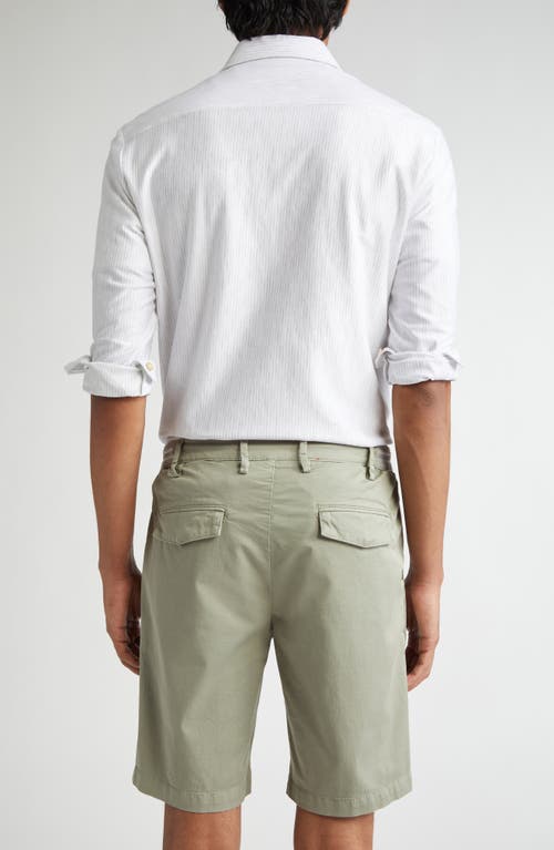 Shop Eleventy Dandy Pinstripe Cotton Button-up Shirt In Light Melange Grey