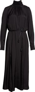 Moncler Mock Neck Long Sleeve Dress