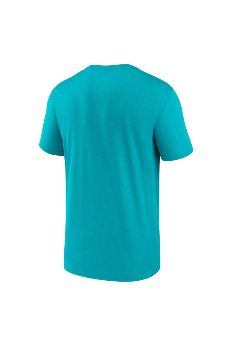 Men's Nike Teal Miami Marlins 2025 City Connect Team Phrase Script Legend Performance T-Shirt, Alternate, color, Teal