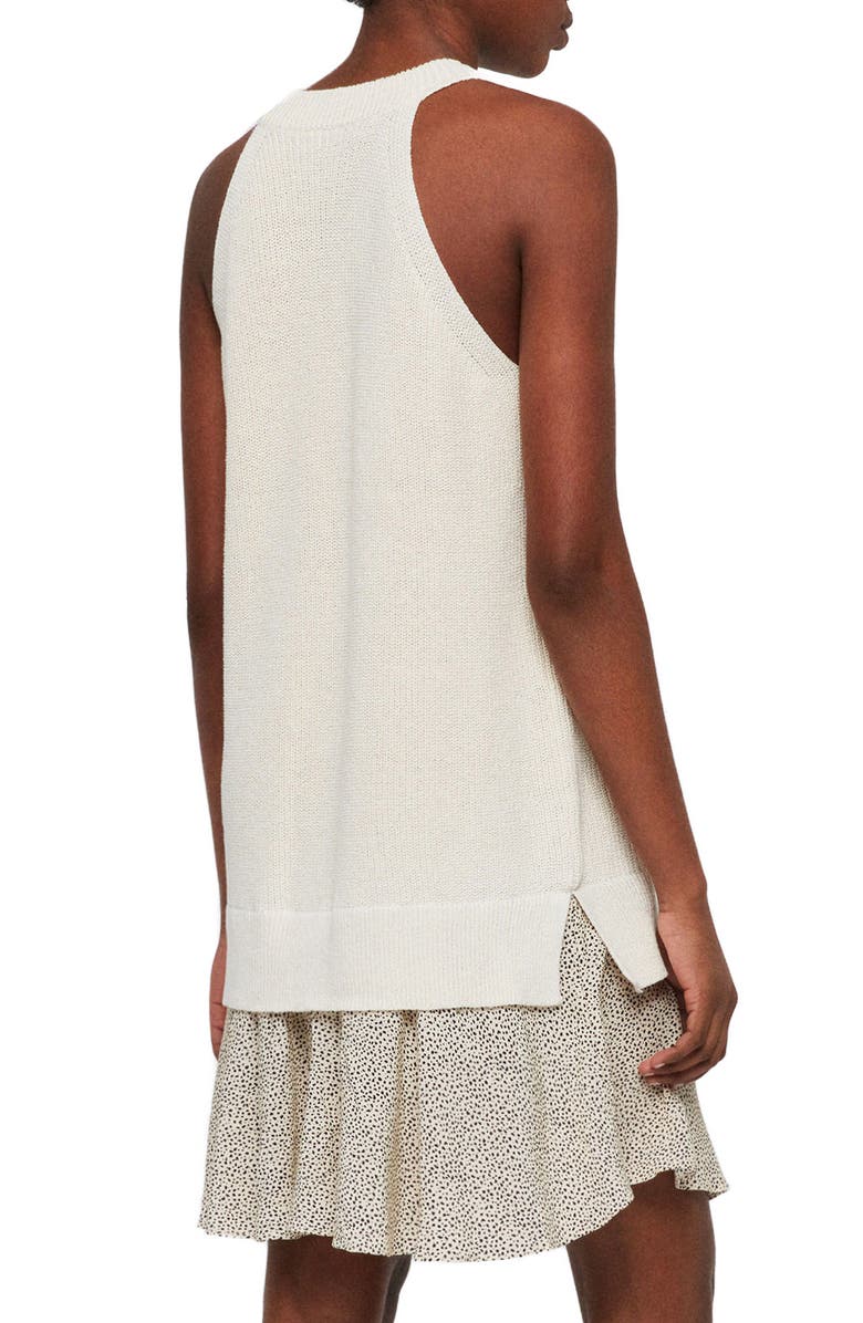 AllSaints Haliki Speckle Layered Sweater Dress, Alternate, color, 