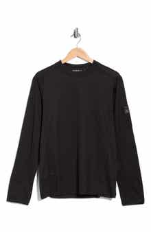 CARBON + CRAFT Grid Jacquard Long Sleeve T-Shirt