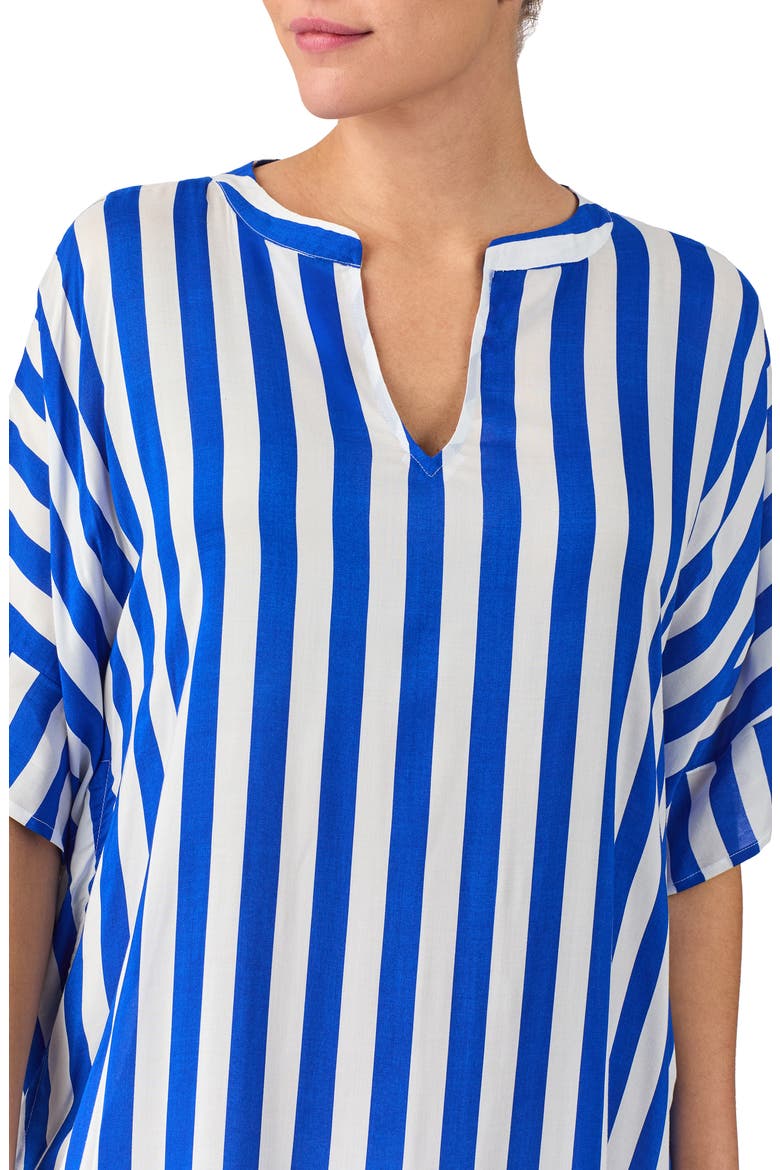 stripe caftan, Alternate, color, BLUE STP
