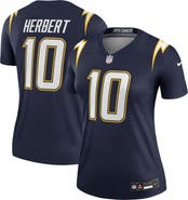 Nike Women's Nike Justin Herbert Navy Los Angeles Chargers Alternate Super Chargers Legend Player Performance Top