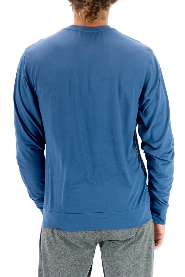 Lounge Stretch Sweatshirt, Alternate, color, BLUE