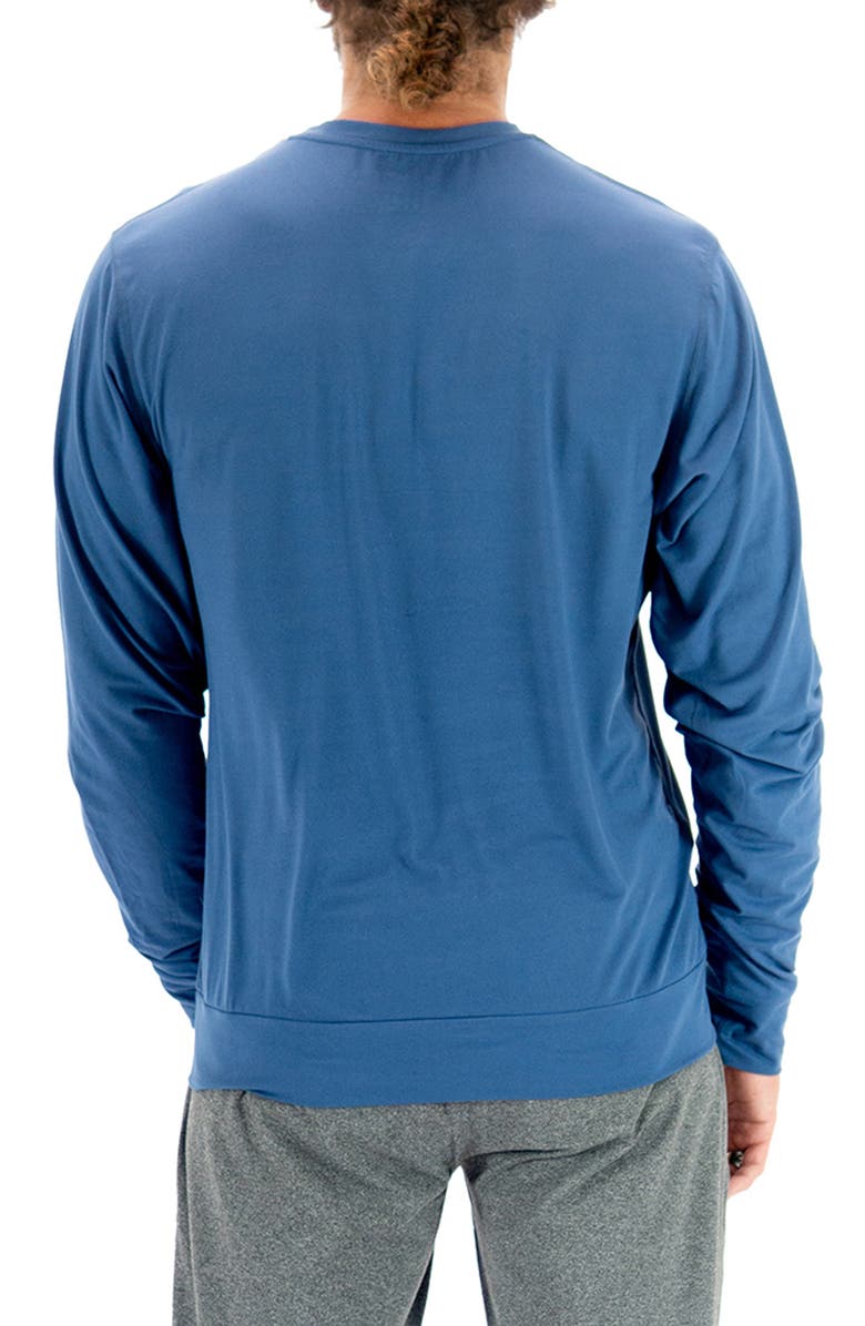 WARRIORS AND SCHOLARS Lounge Stretch Sweatshirt, Alternate, color, Blue