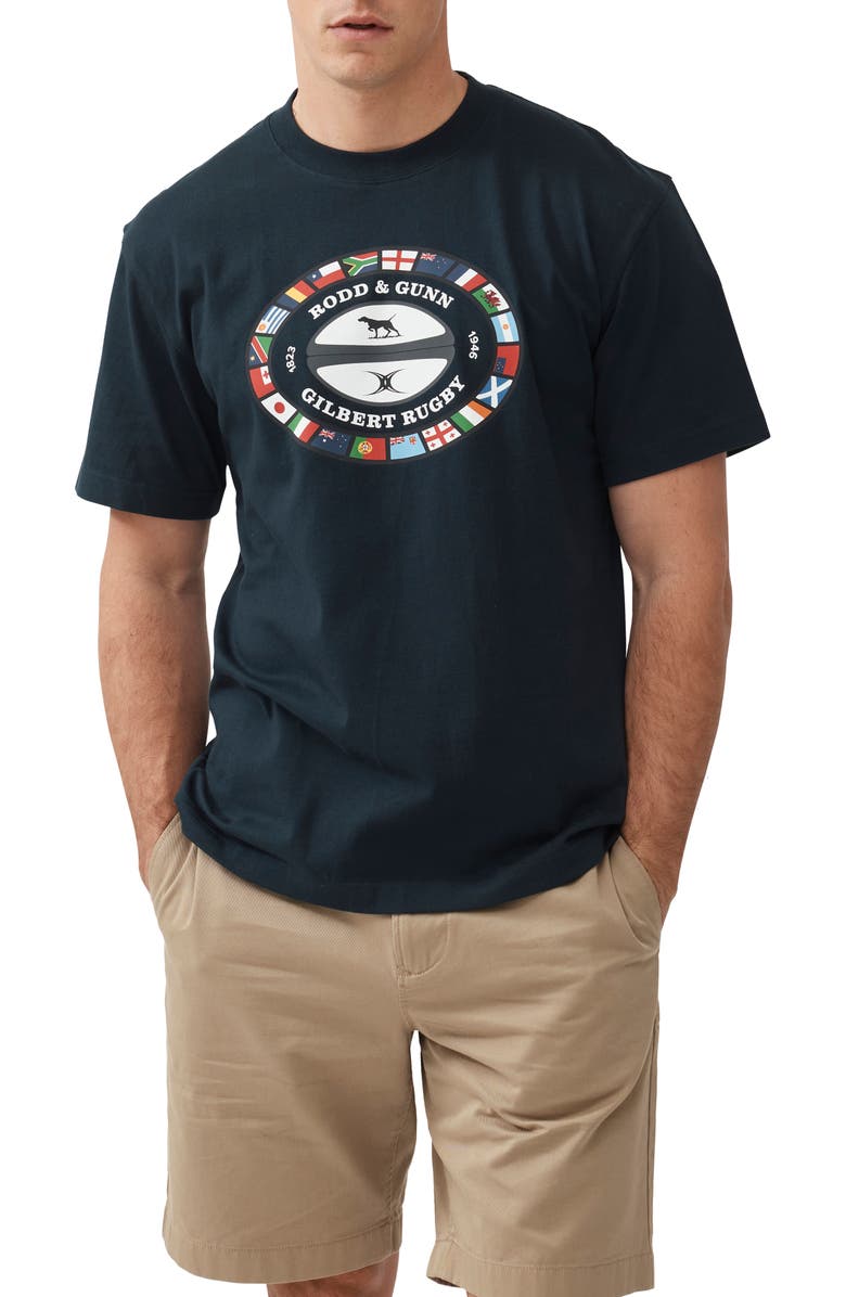 Rodd & Gunn Victoria Square Graphic T-Shirt, Main, color,