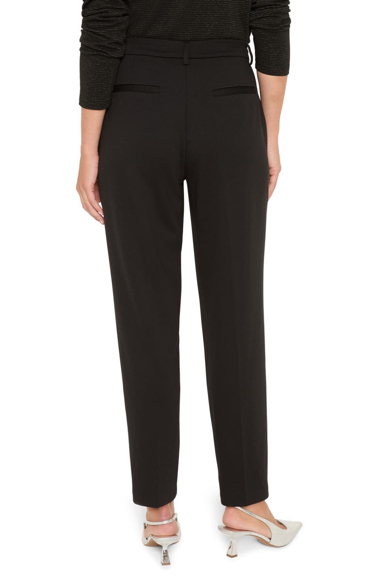 NIC+ZOE Ponte Straight Leg Pants, Alternate, color, Black Onyx