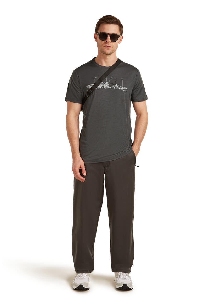 Merino 150 Tech Lite Graphic T-Shirt, Alternate, color, OBSIDIAN