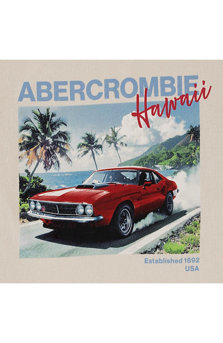 abercrombie kids Kids' Hawaii Race Graphic T-Shirt, Alternate, color, Oatmeal