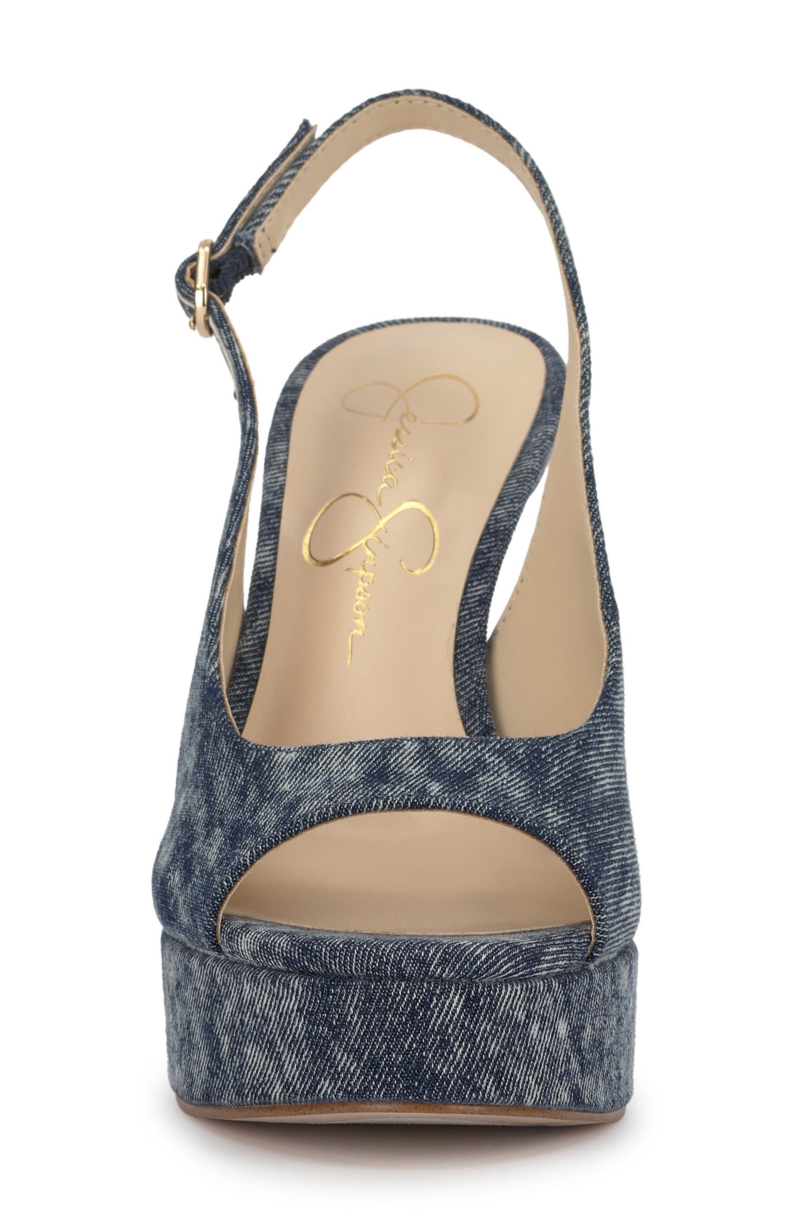 Sibilla Slingback Platform Sandal, Alternate, color, BLUE 13