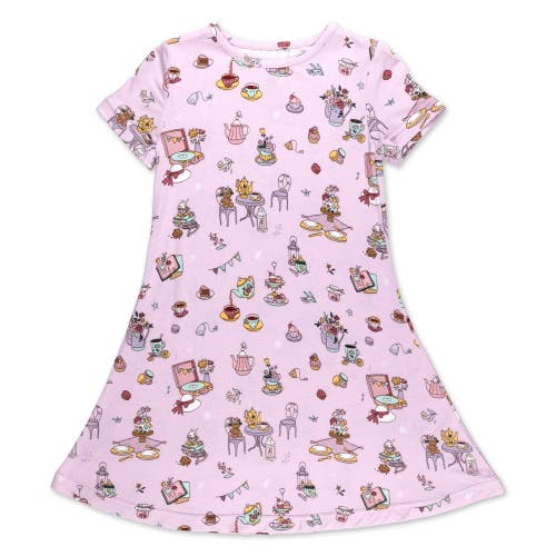Bellabu Bear Kids' Tea Party Short Sleeve Dress 