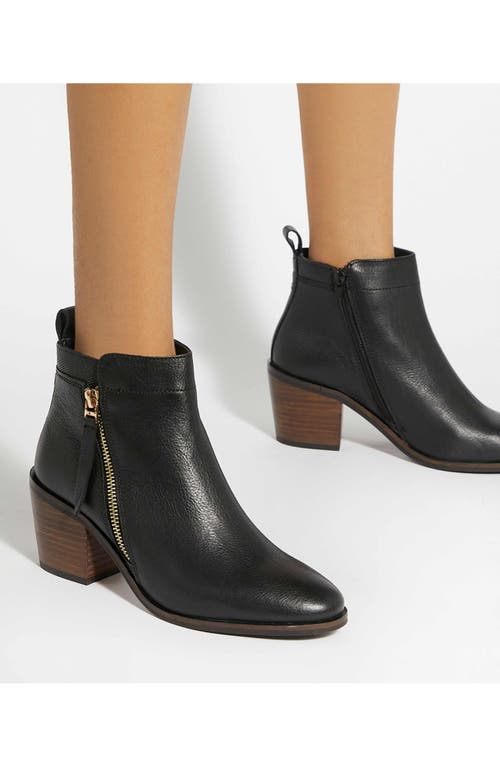Dune London Paicing Block Heel Bootie In Black