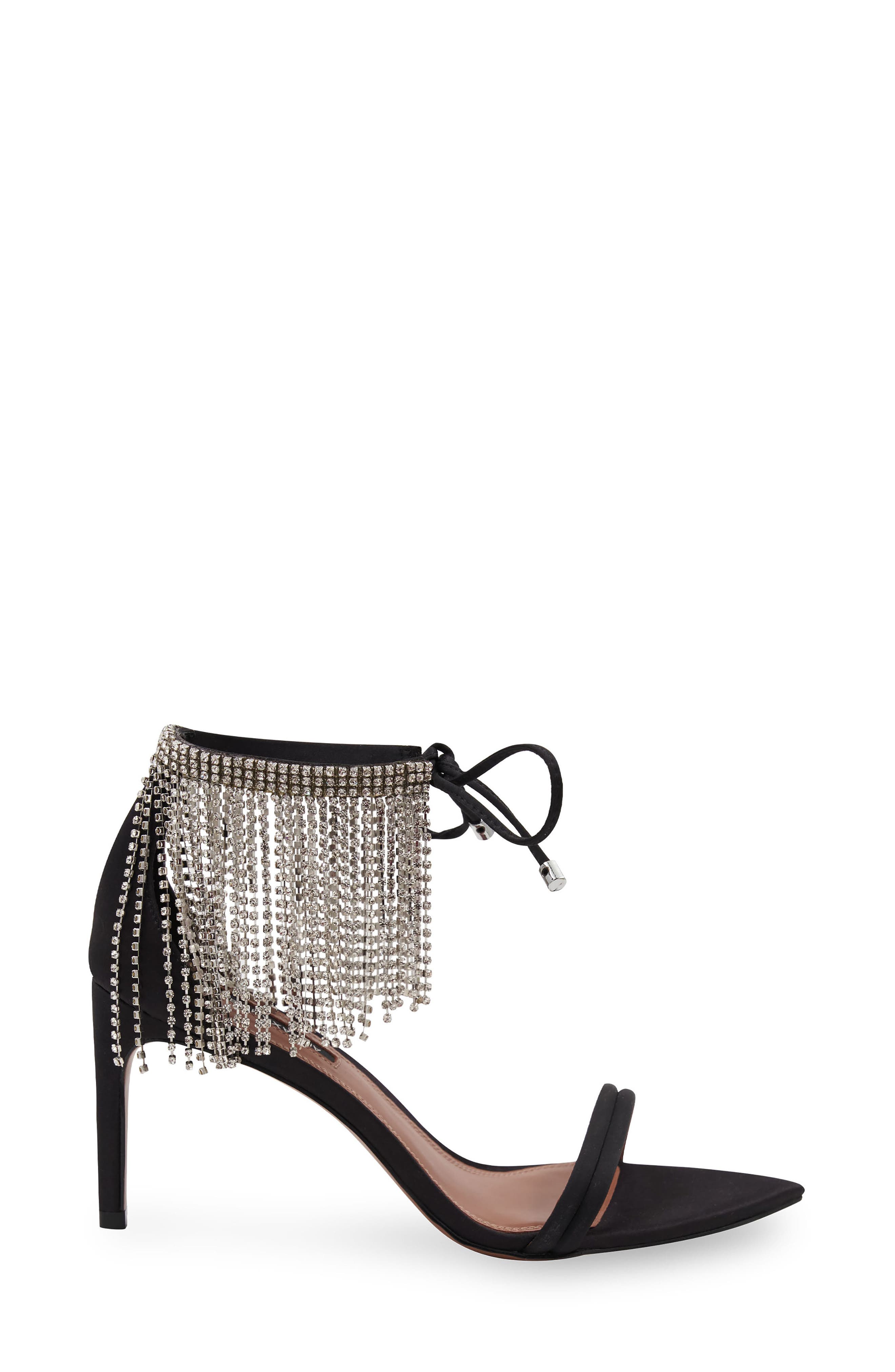 BCBGMAXAZRIA Dawn Fringe Pointed Toe Sandal, Alternate, color, 