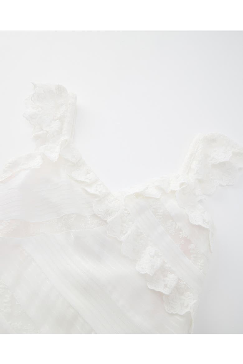 Selina Frill Mini Dress, Alternate, color, Ivory