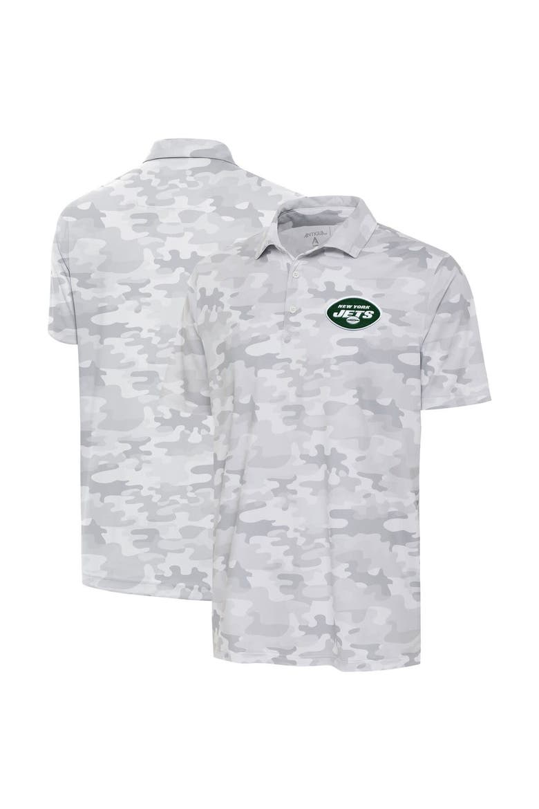 Men's Antigua White New York Jets Collide Polo, Main, color, White