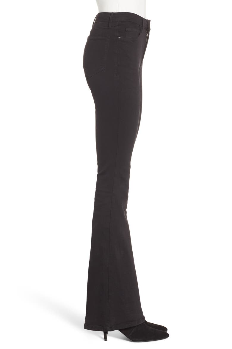 Jamie Flare Leg Jeans, Alternate, color, OPEN BLACK