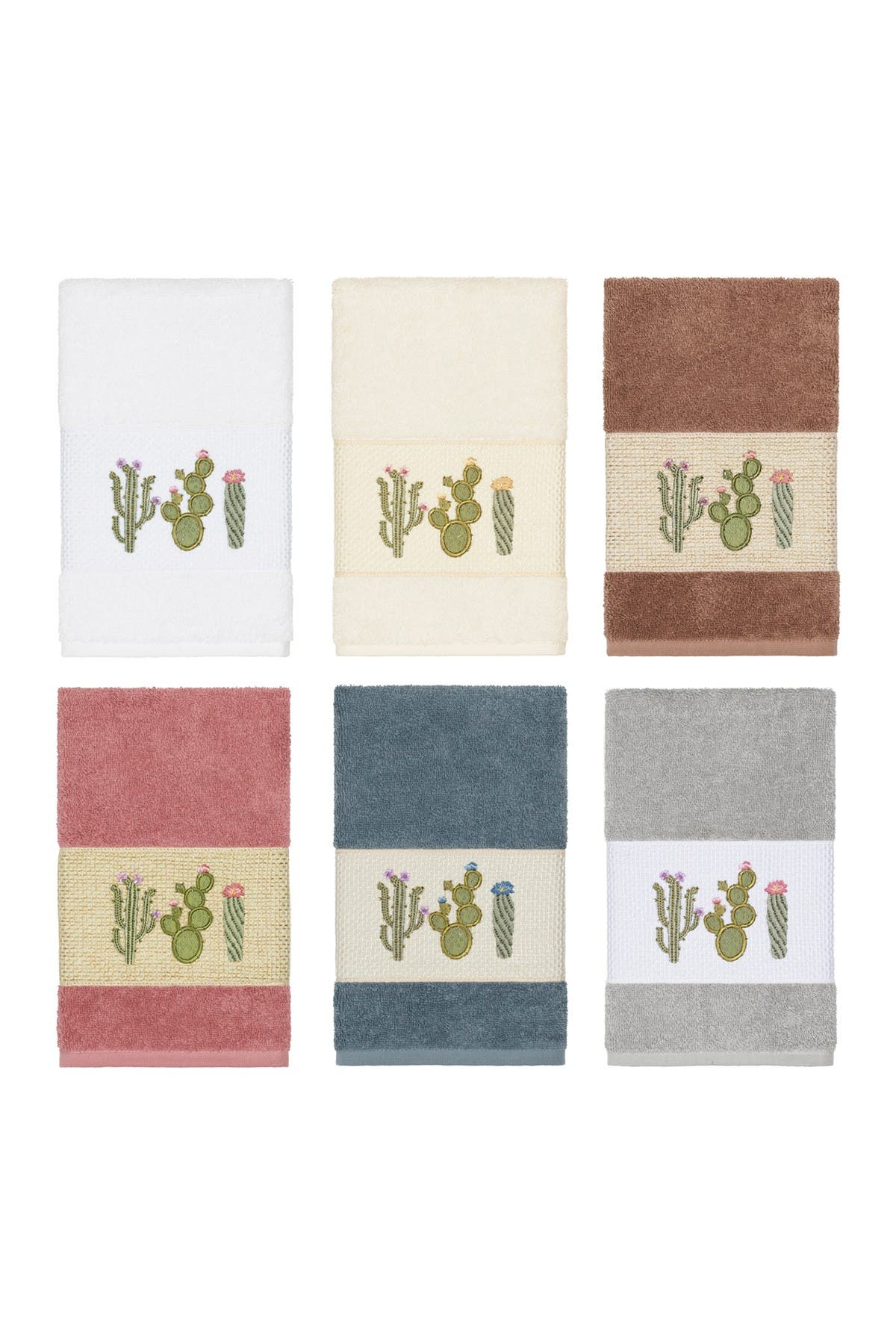 Linum Home Textiles Tea Rose Mila Embellished Hand Towel | Nordstromrack