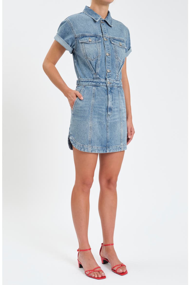 Topanga Denim Dress, Alternate, color, PLOT TWIST