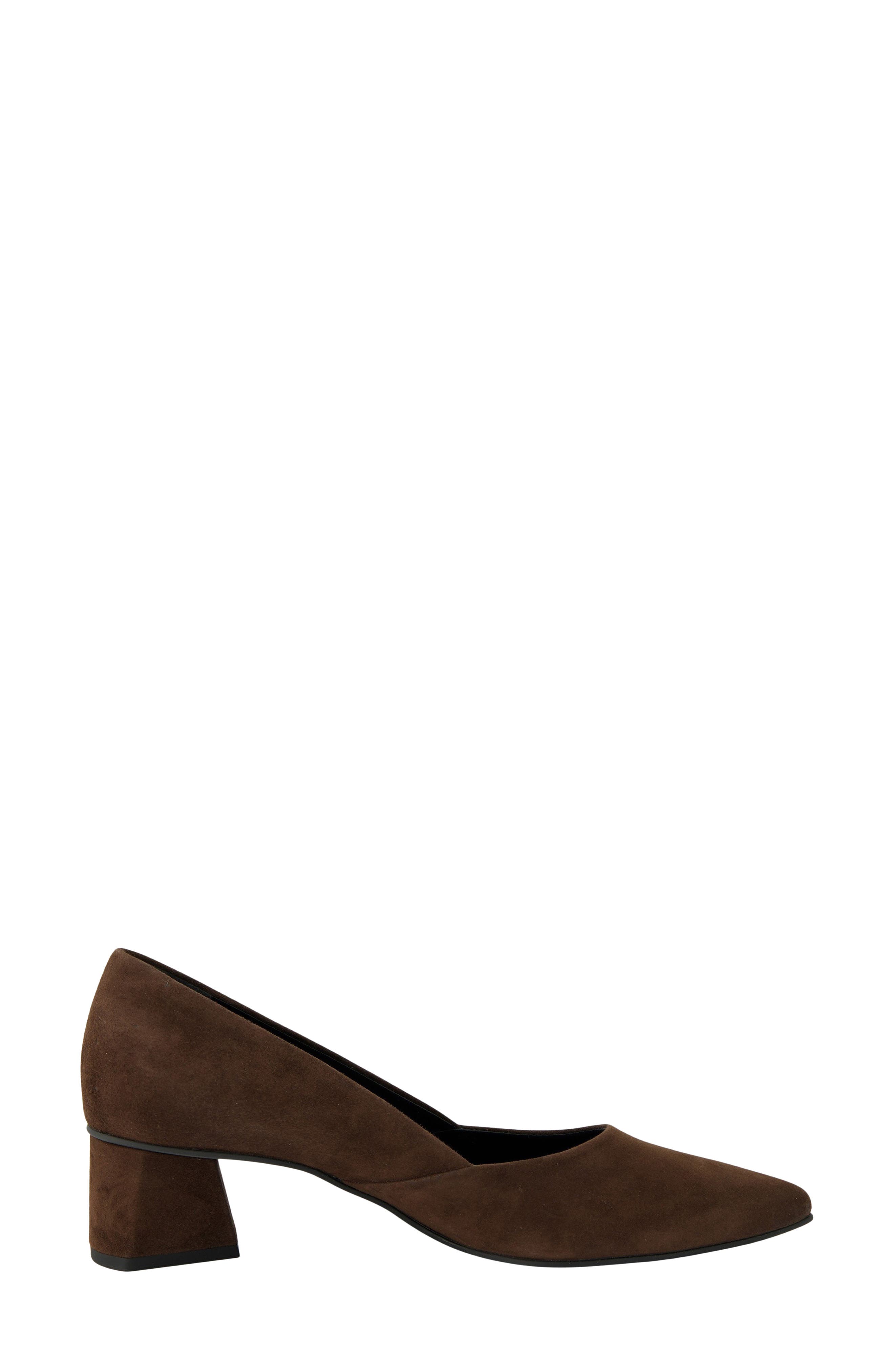 Witt Pointed Toe Pump, Alternate, color, CHOCO SUEDE