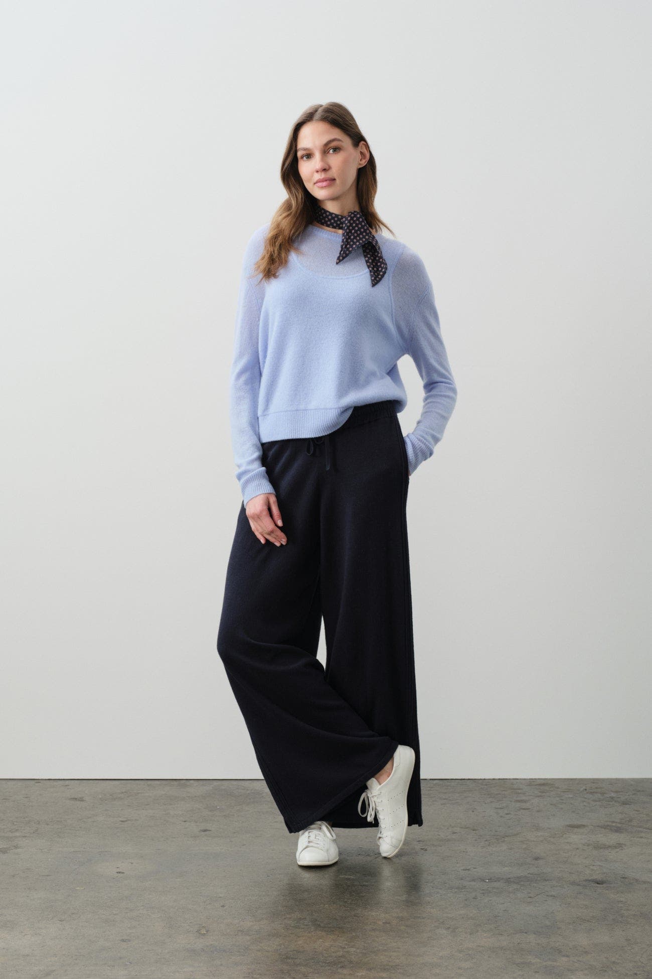 Rafaela Trompe L'oeil Cashmere Crewneck - image 3