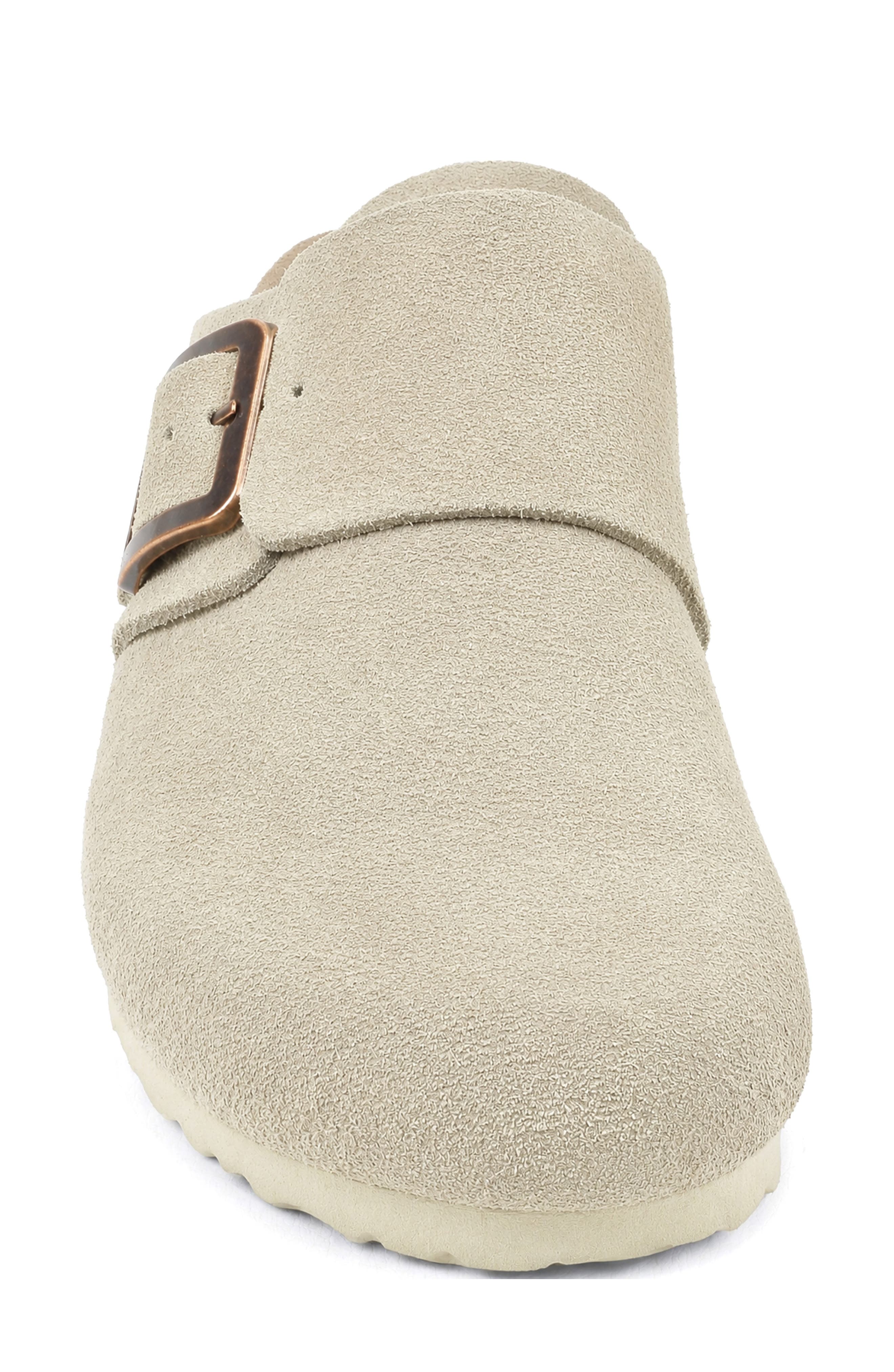 Atlas Suede Clog, Alternate, color, GREY