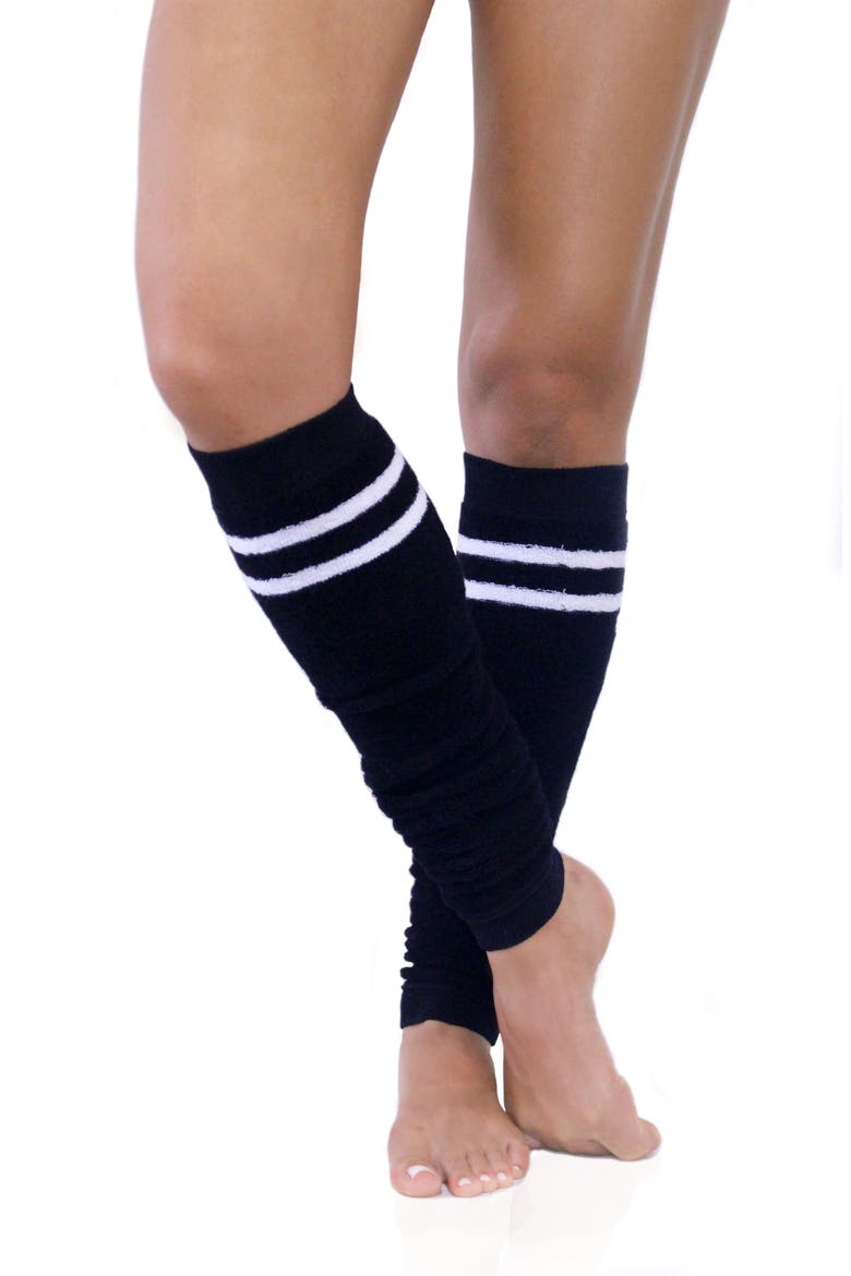 Classic Terry Leg Warmers, Alternate, color, BLACK