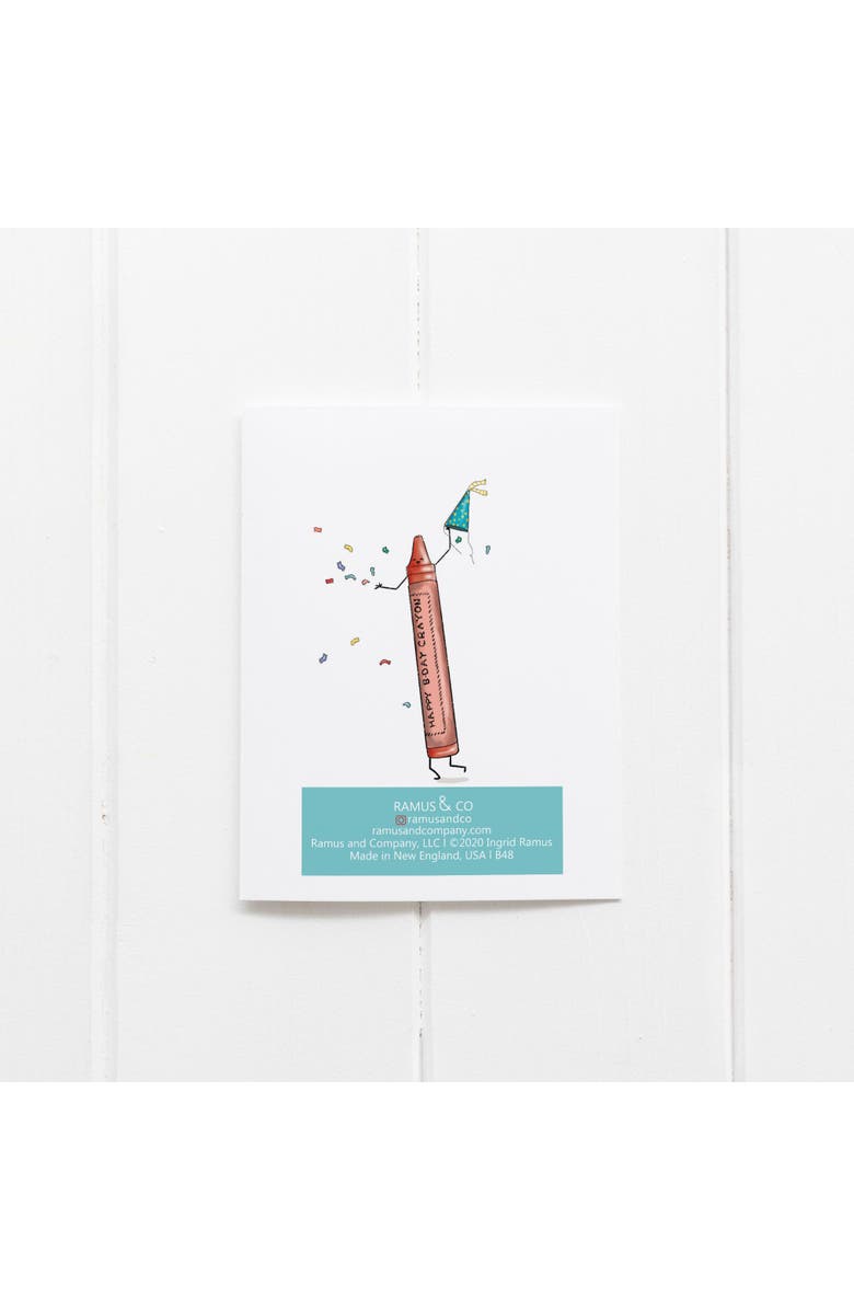 Ramus & Co Birthday Greeting Card Pack (3ct) "Party Crayons", Alternate, color, Multi-Pack
