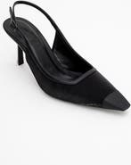 Prologue Shoes Alive Satin Pointed Toe Pump